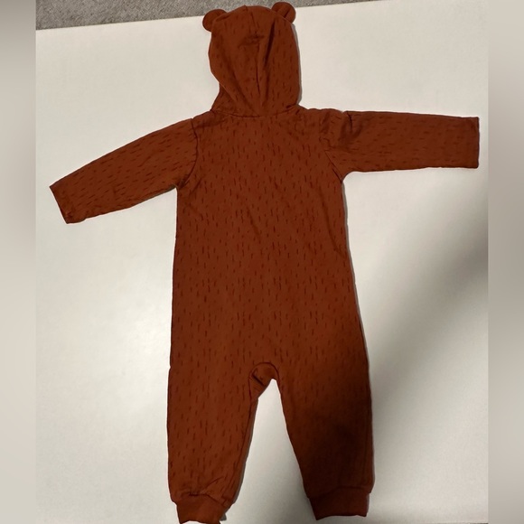 Okie Dokie 9 month Zipper Sleeper Brown bear - Picture 3 of 3